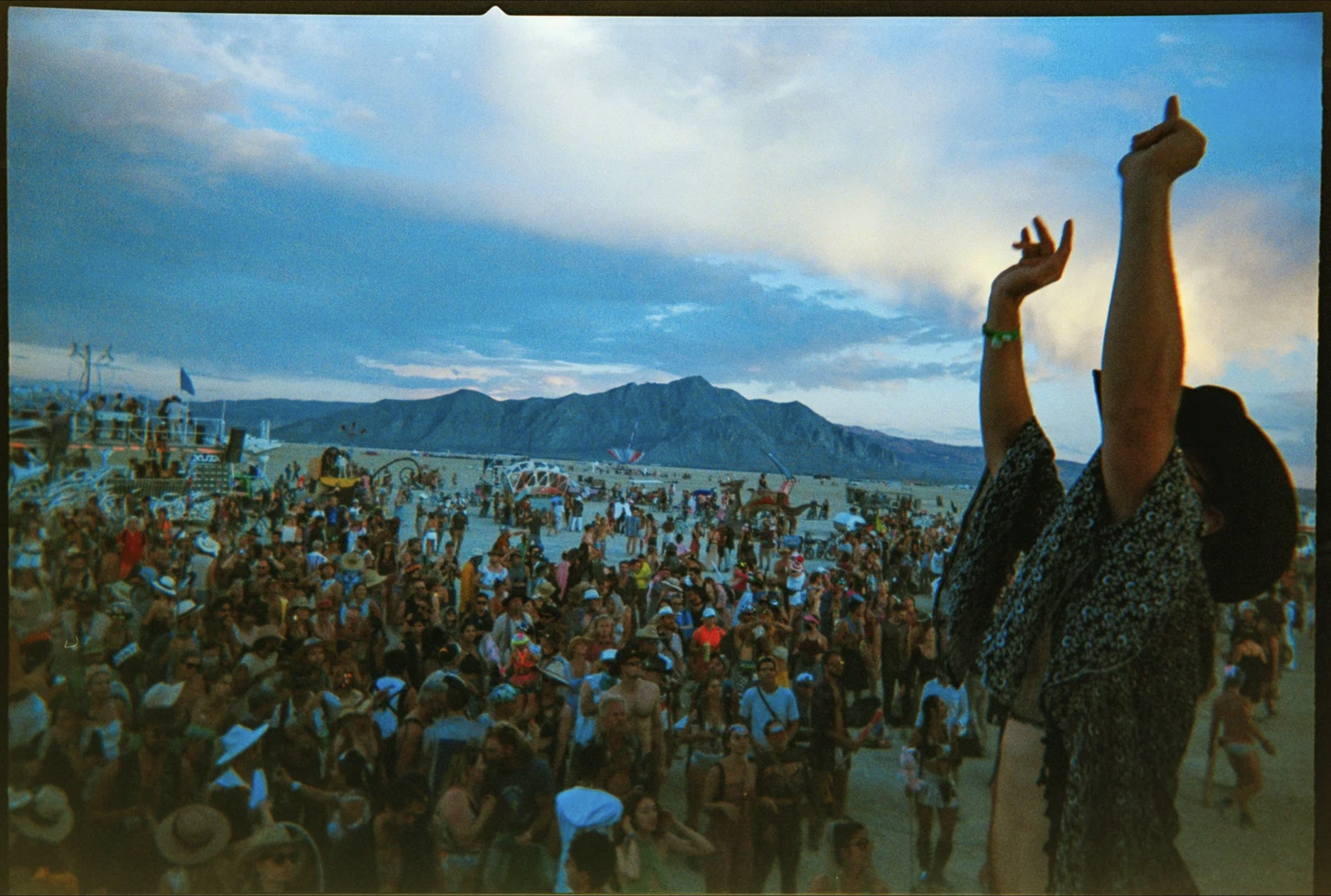 Goldfish art car at Burning Man