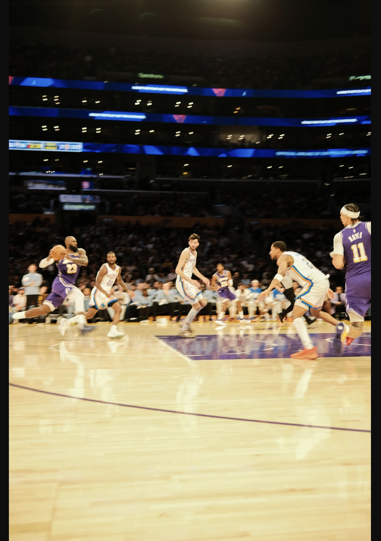 LeBron James, Lakers at Crypto.com Arena