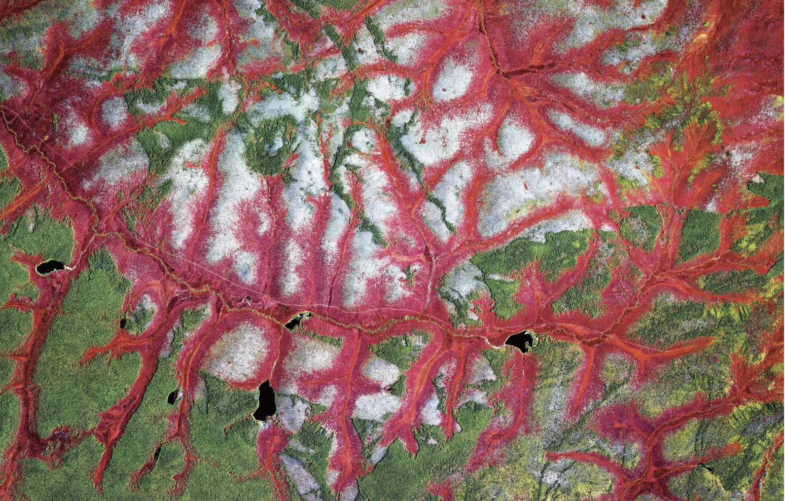 Yakutsk, Siberia from above